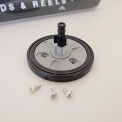 Akai GX-77 Reel to Reel – ONE Table w/ Spindle & Screws Assembly – Genuine Parts