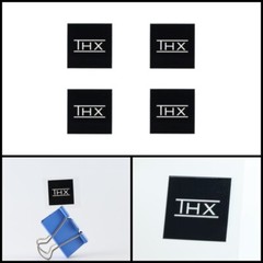 THX Lucasfilm logo badge Sticker Decal waterproof 23mm(0.91&Prime;)X23mm(0.91&Prime;)