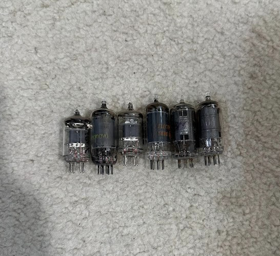 lot of 6 6ba6 tube tested good