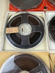 Lot of 6 Used Mixed Brands BASF Panasonic Scotch Reel To Reel Tapes 7”