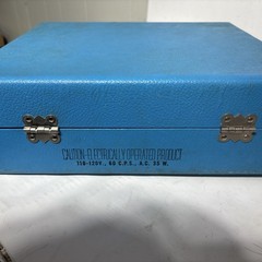 Imperial Party Time Blue Record Player Turntable Model 100 Vintage