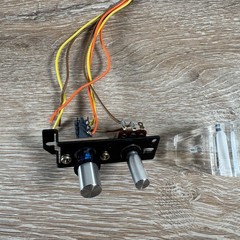 Pioneer PL-518 Pitch and 33/45 Speed Switch Assembly with Knobs and Strobe Lens
