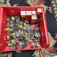 Assorted Vintage Electronic Vacuum Tubes Lot of Various Brands RCA Electron Tube