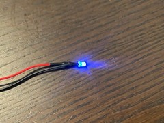 5 New UV PURPLE Wired 5mm LED Lights for Marantz Sansui Pioneer 6V-12v AC/DC 8v