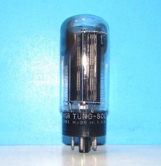 5U4GB Tung-Sol radio audio amplifier vintage electron vacuum tube valve 5U4GA
