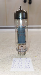 E80CC Tungsram Hungary. Vacuum Triode tube. Tested