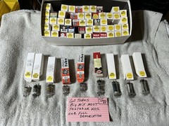 Lot Of 60 Radio Audio Vacuum Tubes 0A2 0B2 6AN5 6AL5 6AH6 6AG5 MOST TESTED RCA +