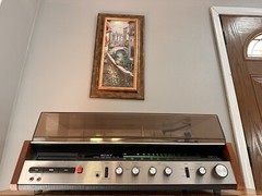 Vintage Sony HP-219A Compact stereo system Am Fm Tourntable Cover Works Read
