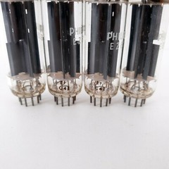 4 X EZ81 TUBE. PHILIPS BRAND. MADE IN AUSTRALIA. MATCHED QUAD. CD ENA