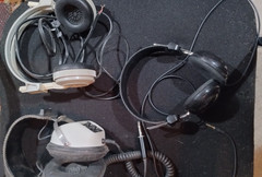 LOT OF 3 – One Vintage Numark DH-45 SVT, 2 Other generic Over The Ear Headphones