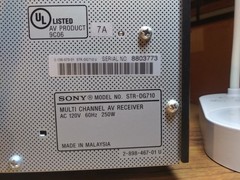 Tested & Working Sony STR-DG710 95w Receiver 6.1 Surround Sound HDMI 1080P NICE!