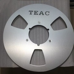 One 10.5 » x 1/4&Prime; Silver TEAC Tape reel High Quality Aluminum Take Up Reel