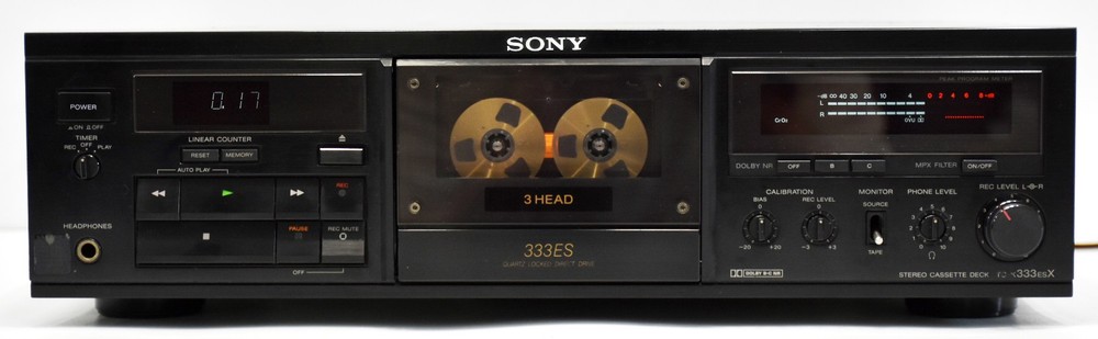 SONY TC-K333ESX 3-Head Dual Capstan CASSETTE DECK TC-K700ES
