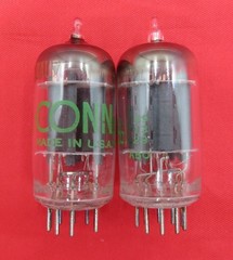 1959 Sylvania 12AU7 PLATINUM GRADE Preamp Tubes Matched Pair Test 100% NOS ECC82