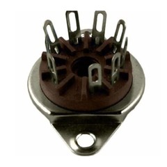(5PCS)- 9 Pin For Belton Socket, Bottom Mount Micalex .75&Prime; Chassis Hole HOT