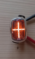 1 X IN-15A ( ИН-15A ) Nixie Tube. Symbols +, –, %, M, k, m, µ, n, P, П. NEW