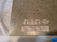Akai GX-625 Reel to Reel Player Parting Out – Rear Panel