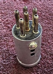 Amphenol 91MPM6L 6-Pin Mini Male Cable Plug Connector with Long Shell Barrel