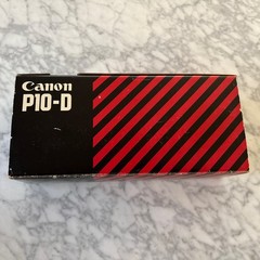 Canon P10-D Electronic Calculator Orignal Box Paper Roll Instructions TESTED