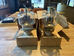 Pair Vintage Eimac 304TL Transmitting Vacuum Tubes VT-129 Triode Lot/2 UNTESTED