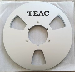 One 10.5 » x 1/4&Prime; Silver TEAC Tape reel High Quality Aluminum Take Up Reel