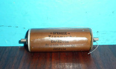 Sprague Vitamin Q Oil Filled Capacitor .01uf@10000VDC 10kV NOS Free Shipping