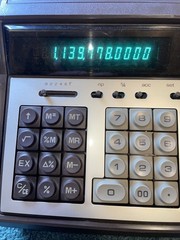Sears VTG Japan Made PD12 C Square Root Paper Printing 12# Desktop Calculator