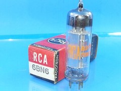 RCA 6BN6 6KS6 VACUUM TUBE NOS NIB Valvola Röhre Valve SINGLE MS
