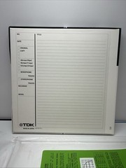 Rare Vintage TDK LX 35/180BM Reel to Reel Tape 10.5&Prime; Metal Reel NEW Read Descri