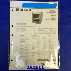 SONY DVP-S7000 RMT-D100A RMT-D100E Service Manual Original Paper OEM Repair Guid