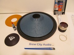 12&Prime; 4 Ohm BLUE CONE Recone Kit for Cerwin Vega 122T2 UT12R CH124