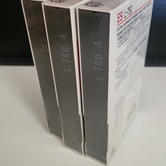 3x SONY ES L-750 Beta Tapes – Brand New Sealed – Free Shipping
