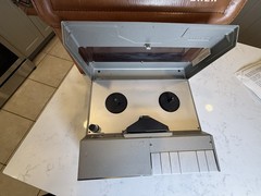 Uher 4000 Report IC Reel to Reel Tape Player/Recorder + Leather Case Parts