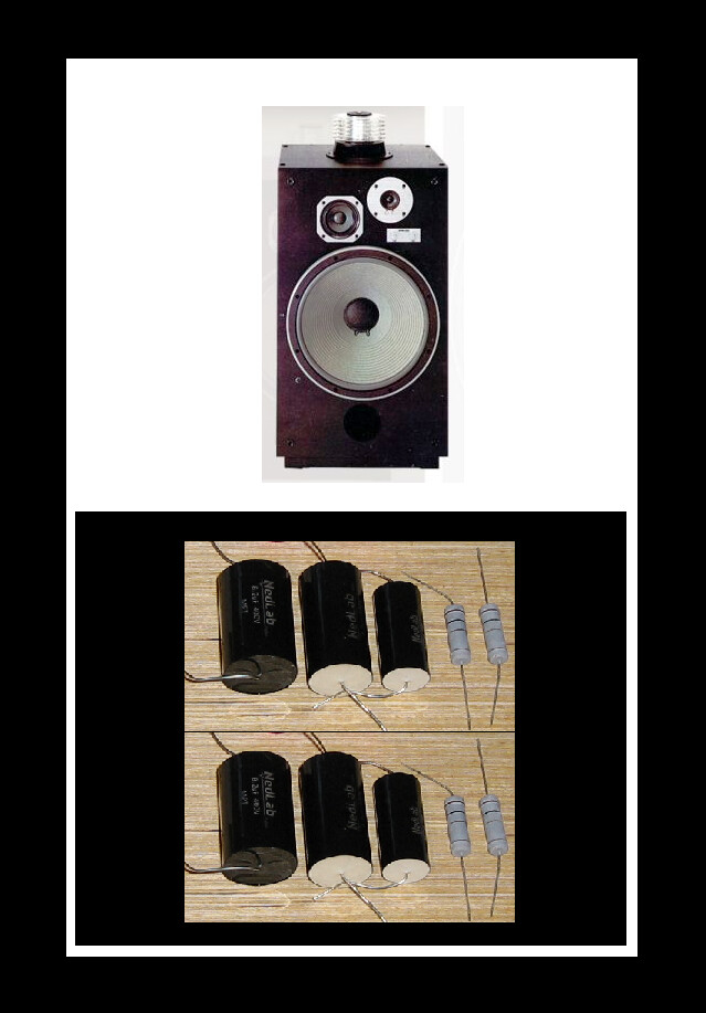 Pioneer HPM150 crossover re-cap / restore kit (PAIR)