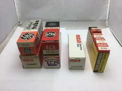 Lot of 9 Vintage Electronic Vacuum Tubes 6136 (4), 6146B, 6146A,