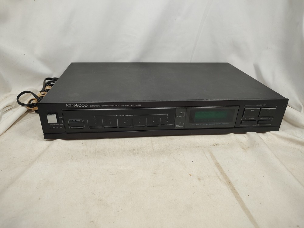 Vintage Kenwood KT-42B AM/FM Stereo Synthesized Tuner Japan TESTED