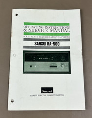 Sansui Ra-500 Reverb Amplifier Service Manual D-222
