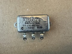 NOS Vintage Sprague .1 uf + .1 uf 600v Vitamin Q PIO Capacitor TESTS GREAT (Qty)