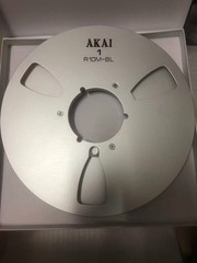 silvery R10M metal tape reel for Akai and others (1 PAIR)