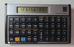 Hewlett Packard 15C Limited Edition Calculator HP-15C LE leather case