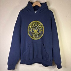 90&rsquo;s Vintage United States Navy Soffe Hoodie Blue L
