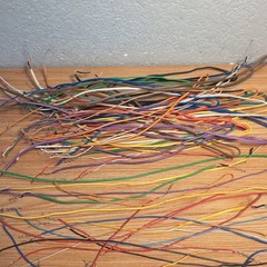*OEM PARTS* PIONEER SX-1050 *HUGE LOT OF COLOR CODED WIRES*
