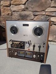 Akai GX-210d Reel to Reel Tape Deck 3 Motors Auto-Reverse POWERS ON