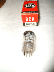 (1) NOS RCA 6AK5 Vintage Radio VACUUM TUBE