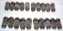 Lot of (20) GE 6BQ7A tubes,radio,amplifier,twin triode,6BQ7,6BZ7,6BS8,ECC180