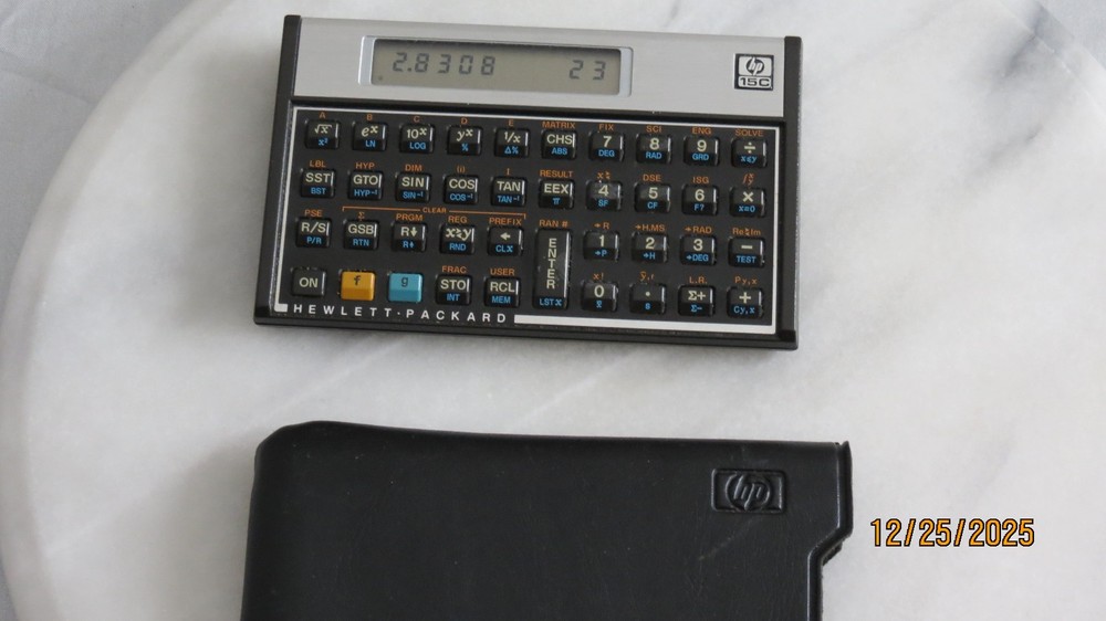 Vintage HP-15C Calculator – Made in USA – 2506A94211 – Tested Workin