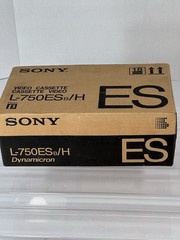 Sony ES L-750 Dynamicron High Grade Beta Tapes (Case of 10) NEW Sealed Lot