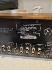 Pioneer SX-3700 Stereo AM/FM Vintage Receiver