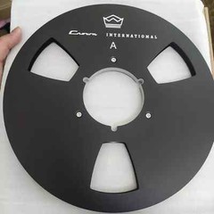 Custom one pair 10.5  » high-quality aluminum crown international tape reel
