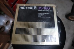 Maxell UD35-180 & Maxell 35-180B Reel Tape 2 Metal Tapes Mint Condition